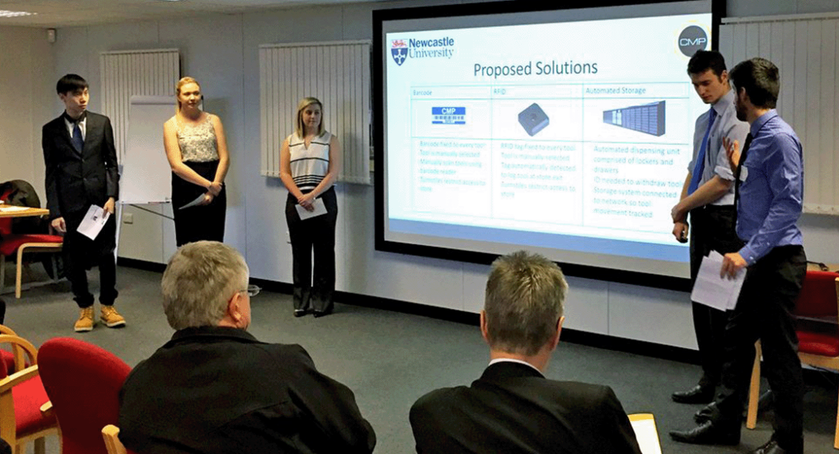 Newcastle University Students Get a Taste of Factory Life at CMP Products