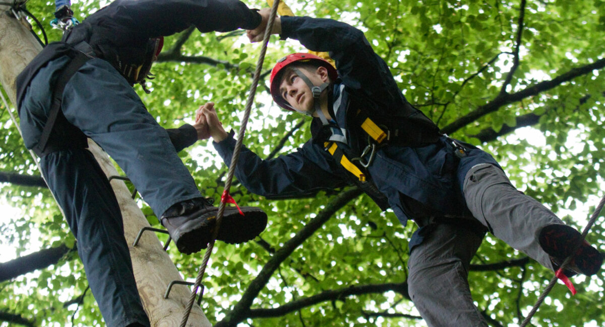 Apprentices visit Brathay Activity Centre