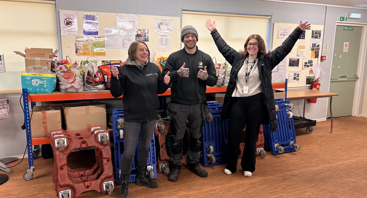British Engines Group Employees Help Local Food Banks
